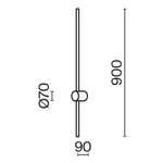 Настенный светильник (бра) Maytoni MOD237WL-L11BS3K
