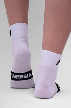 Носки Nebbia "EXTRA PUSH" crew socks 128 White