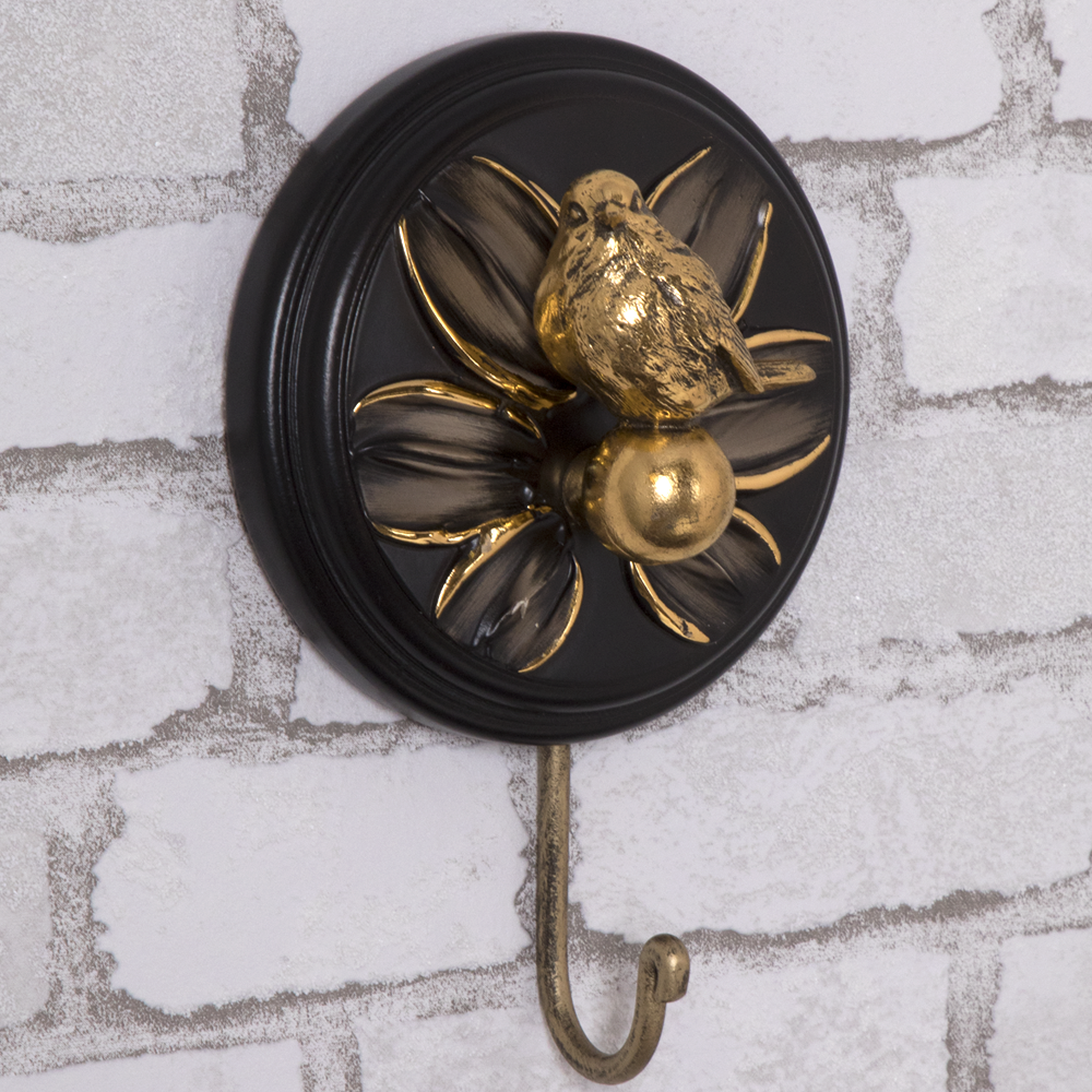 Настенный крючок Птичка Зарничка Дримс Каштан