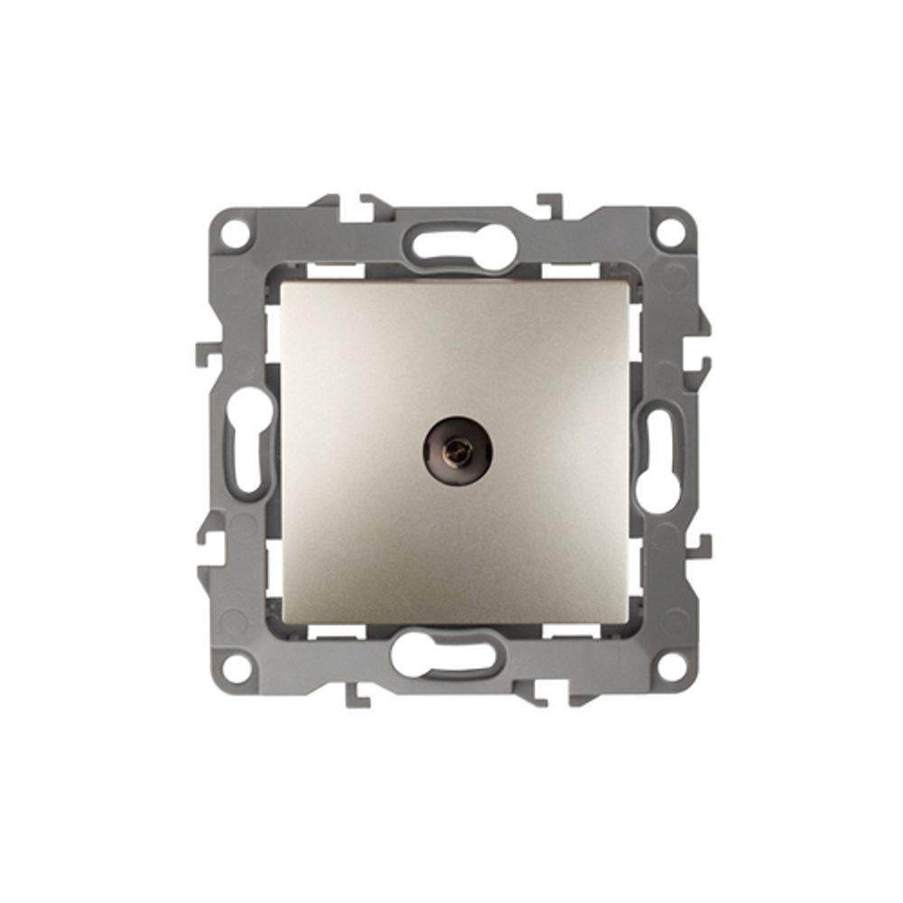 12-3101-04 ЭРА Розетка TV одиночная, IP20, Эра12, шампань