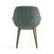 Стул Konna зеленый, ножки из массива ясеня