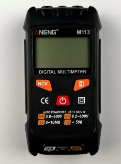 Мультиметр цифровой с прозвонкой автоматический тестер электрический автомобильный