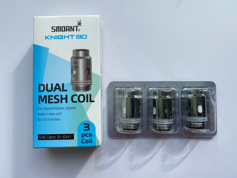 Испаритель K-2 для Knight 80/Pasito 2 (Dual Mesh Coil 0,4ohm)