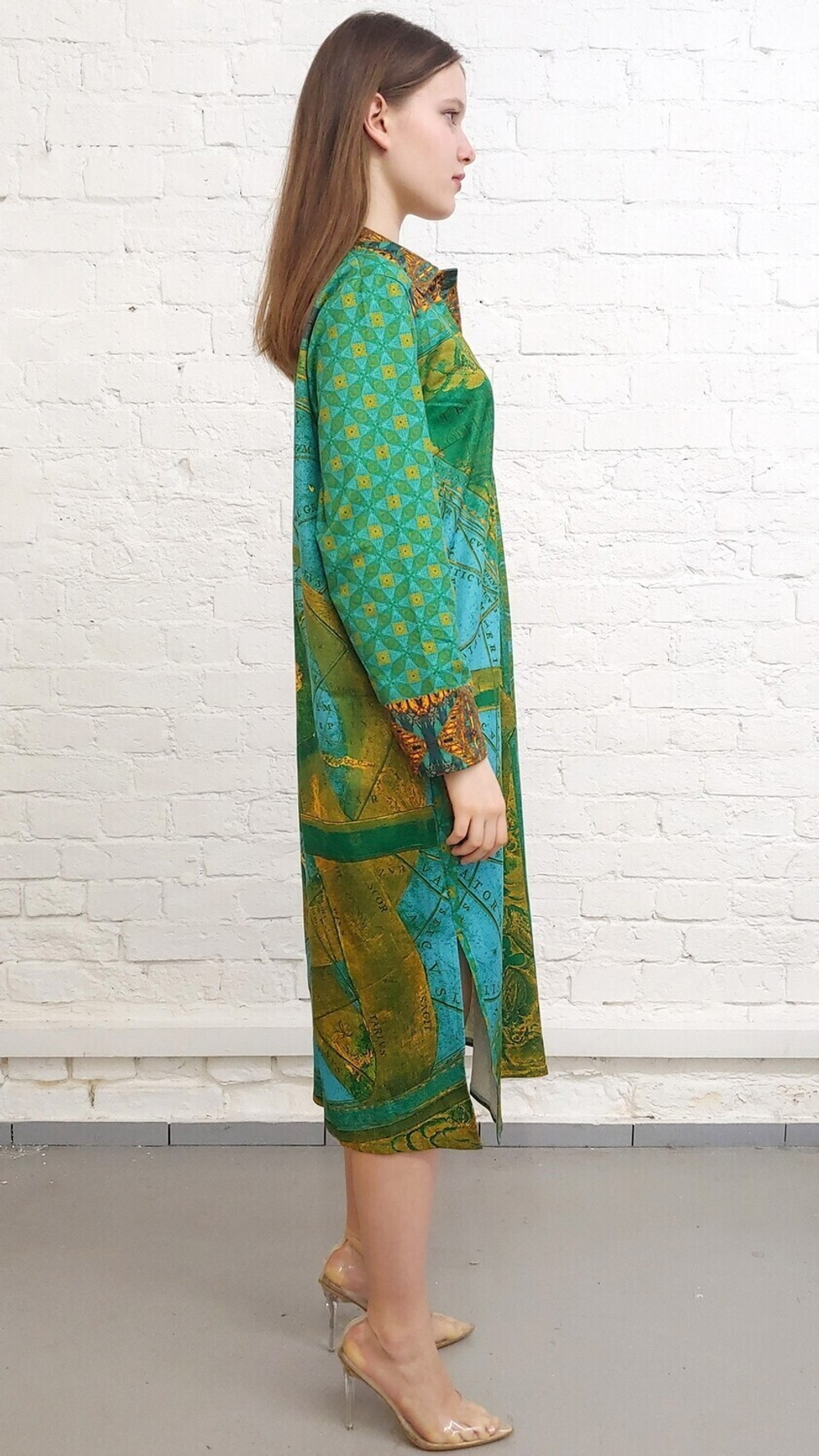 Платье "Небесный атлас", по мотивам иллюстраций из Небесного атласа Андреаса Целлариуса «Гармония Макрокосмоса»