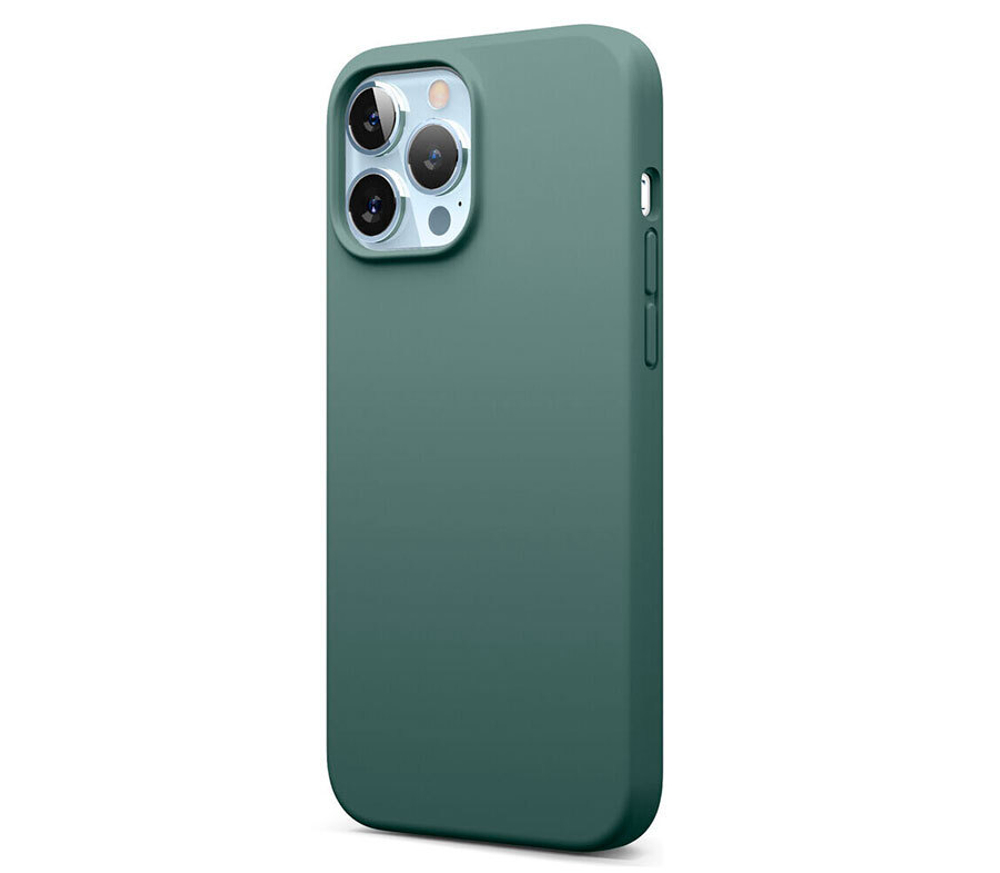 Накладка iPhone 13 Pro силикон green