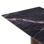 Стол стеклянный Woodville Монерон 200(260)х100х77 мейджик, орех кантри