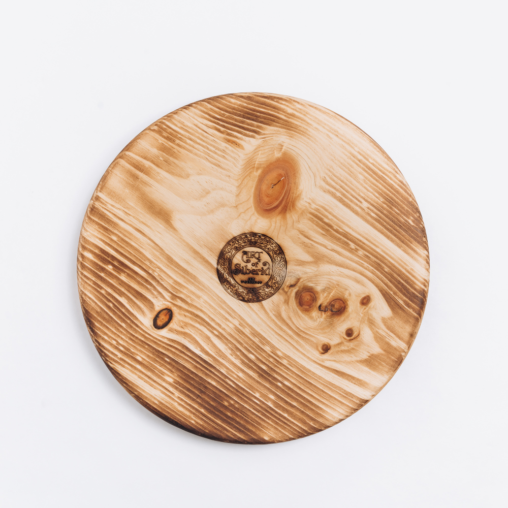 Деревянная менажница из кедра для подачи блюд и закусок