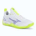 Кроссовки волейбольные Mizuno Wave Luminous 3 white/lightning yellow/dazzling blue