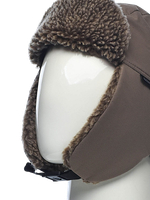 Шапка-ушанка Extreal Стрит Мех барашек Коричневый Мембрана Breathable XL(58-59) Бежевый
