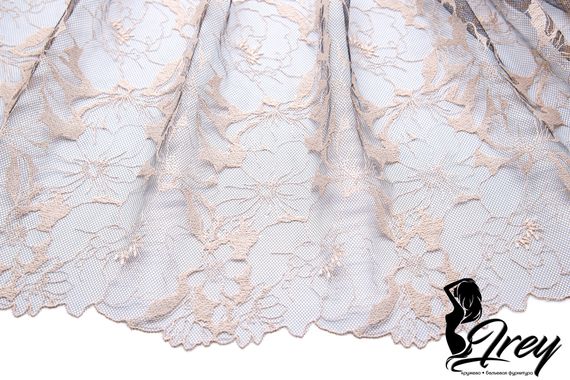 05-98 Вышивка на неэл. сетке 23 см, телесный/черный