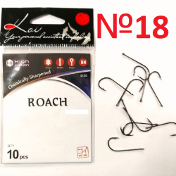Крючок KOI "ROACH", размер 18 (INT), цвет BN