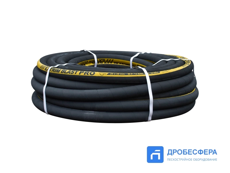 Рукав пескоструйный EXTRIM BLAST PRO-25 P=12Бар DN 25х39 mm, 40м