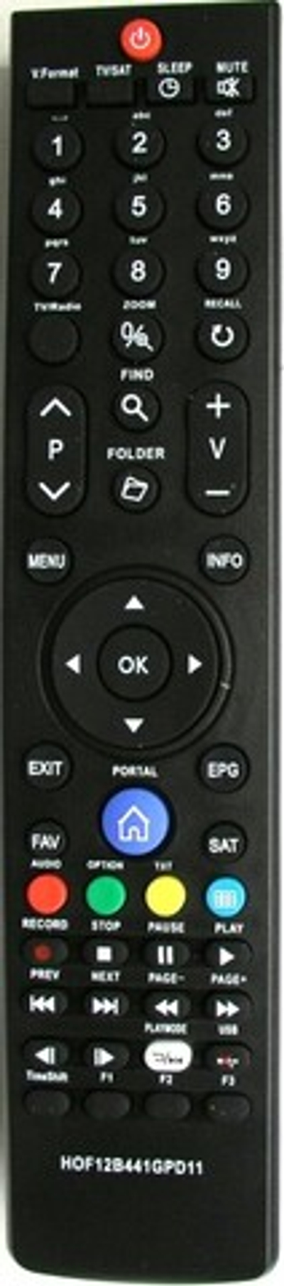 Пульт ДУ Galaxy Innovations HOF12B441GPD11 S8120 (HOF11L416), Golden media 990CR HD PVR SAT