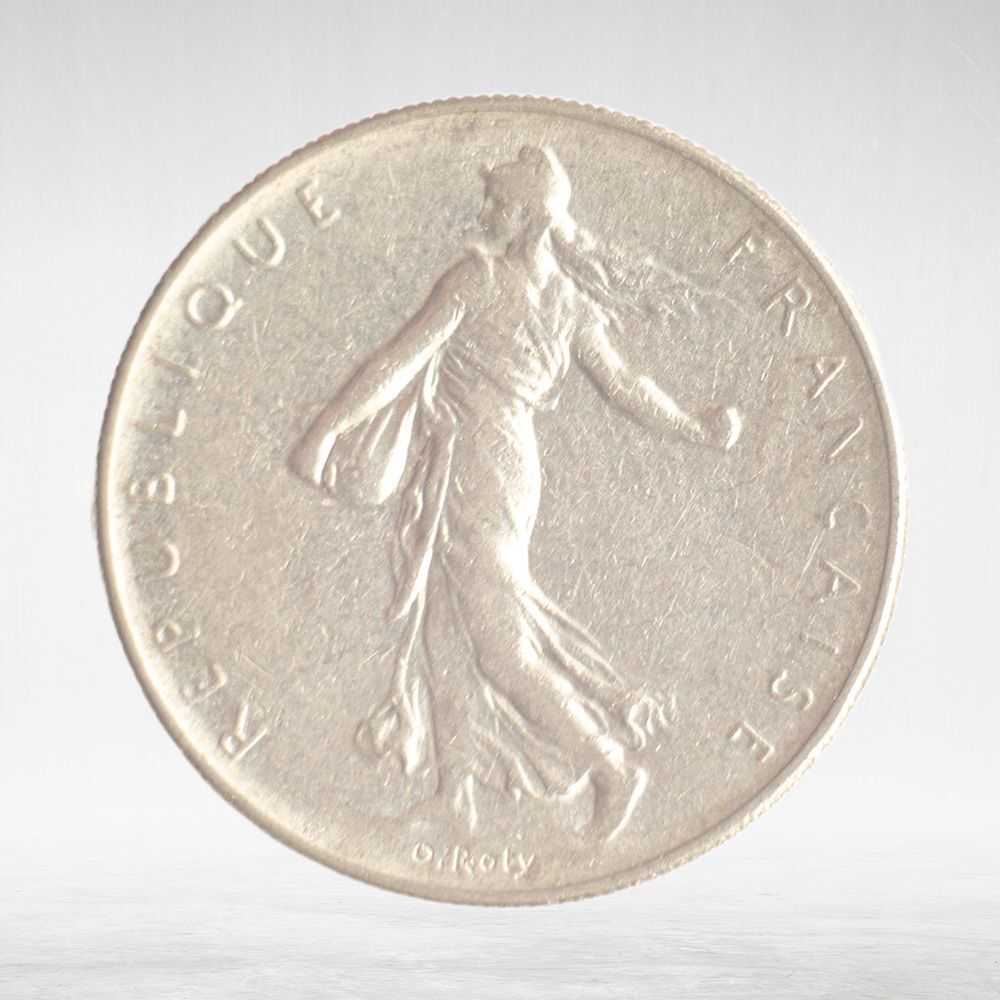France, 1 Franc 1961 - Signature "O. Roty", VF