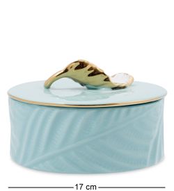 OS-181/3 Декоративная ваза с крышкой Коллекция «Листья»