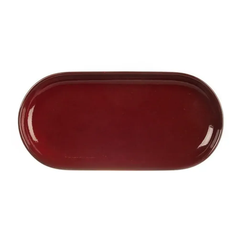 Блюдо овальное 29,5*14*2,6 см Evolution Dark Red P.L. Proff Cuisine [1]