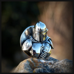 Бусина "Таков Путь" для темляков или браслетов , мельхиор