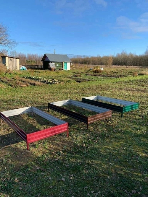 Грядка 1м*2,0м*40см КОРИЧНЕВАЯ