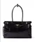 Большая кожаная сумка Prada через плечо, черный