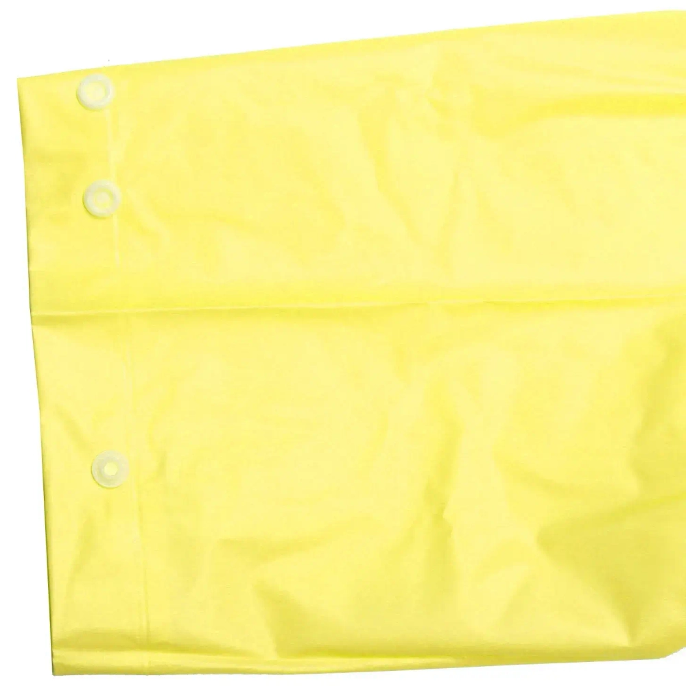 Дождевик-плащ детский «Радуга» с капюшоном,регулир.манжет,с отдел.под рюкзак, цвет бело-желтый, размер XL(95*57см) ДоброСад