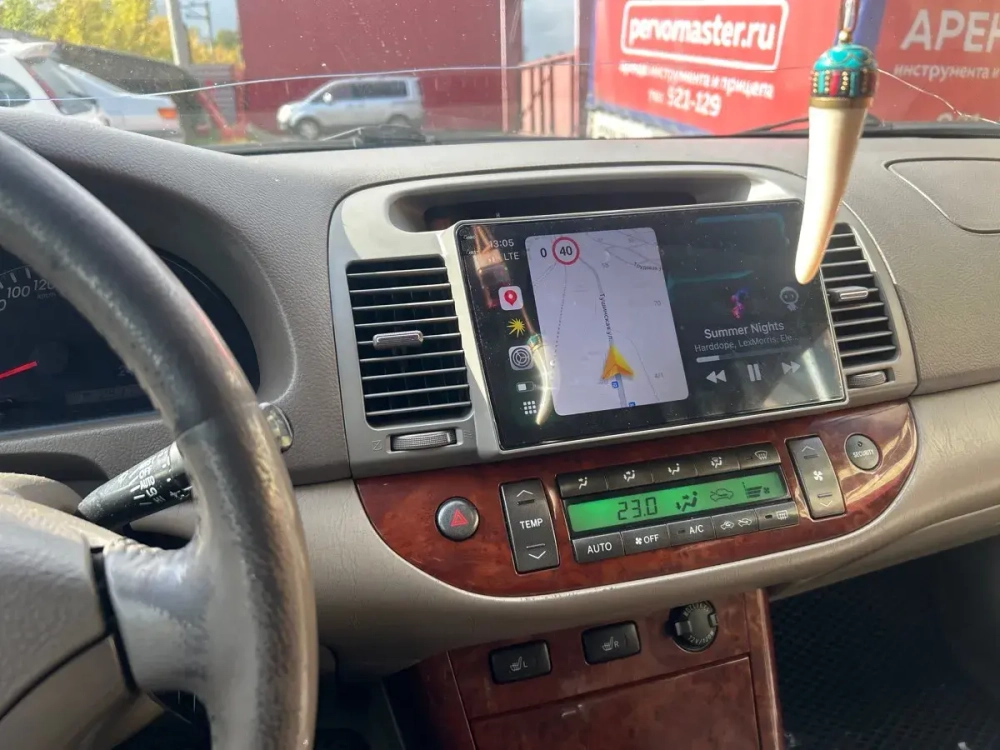 Магнитола Toyota Camry 30 2001-2006 (рамка графитовая) - Teyes CC4-PRO монитор 9.5" 2K QLED на Android 13, Snapdragon 778G, AI, CarPlay, DSP, 4G SIM-слот