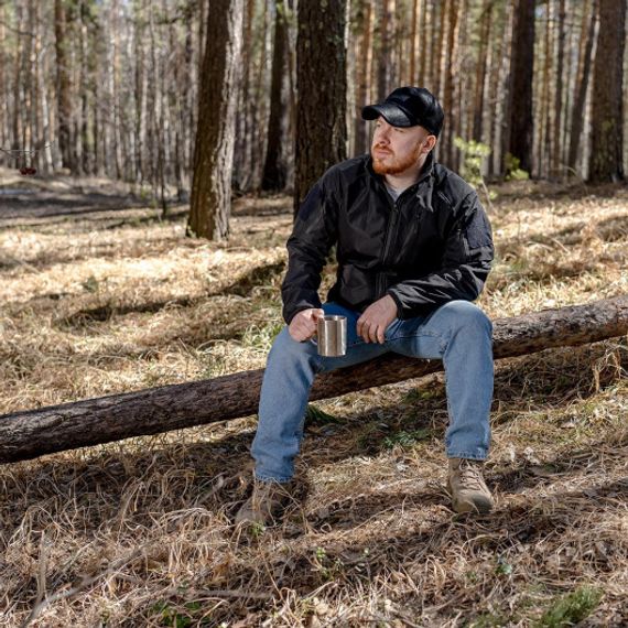 Бейсболка утепленная Tornado, Крэк, цв.черный р.L Helios