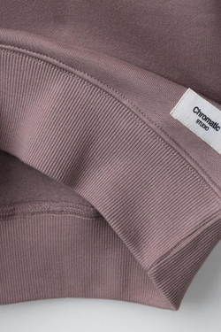 ZARA БАЗОВАЯ ТОЛСТОВКА С НАШИВКОЙ, РОЗОВАТЫЙ