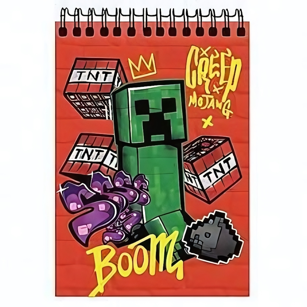 Блокнот А6 60л. "My Game" на гребне, целлюлозный картон 77267 (Центрум)