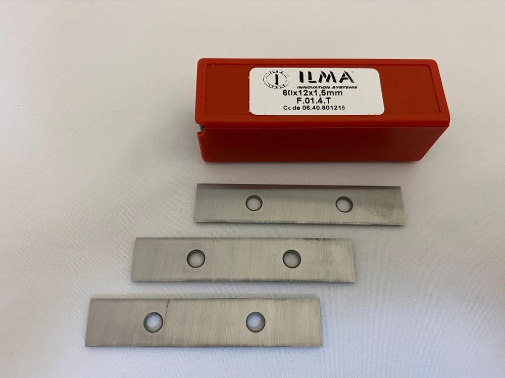 Нож сменный твердосплавный 60x12x1,5 стандарт HW 35° Z=2 NR, ILMA