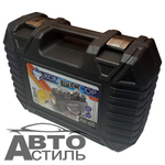 Компрессор Nova Bright 12V,АК-65 2хпоршневый 47160 LEDфонарь,в кейсе