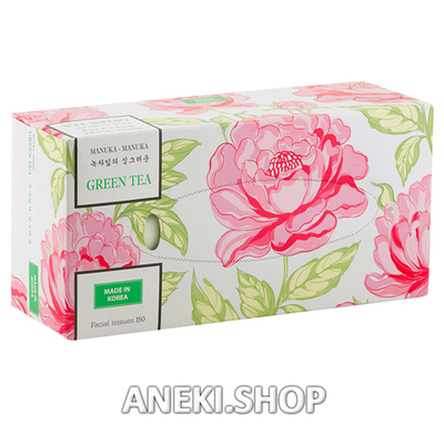 Салфетки с экстрактом зеленого чая 150 шт Monalisa Manuka Green Tea