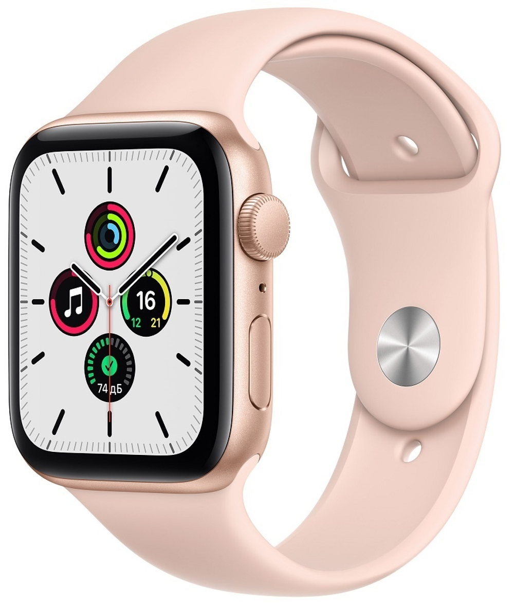 Часы Apple Watch Series SE 40 mm Gold Aluminum Case/Pink Sand Sport Band