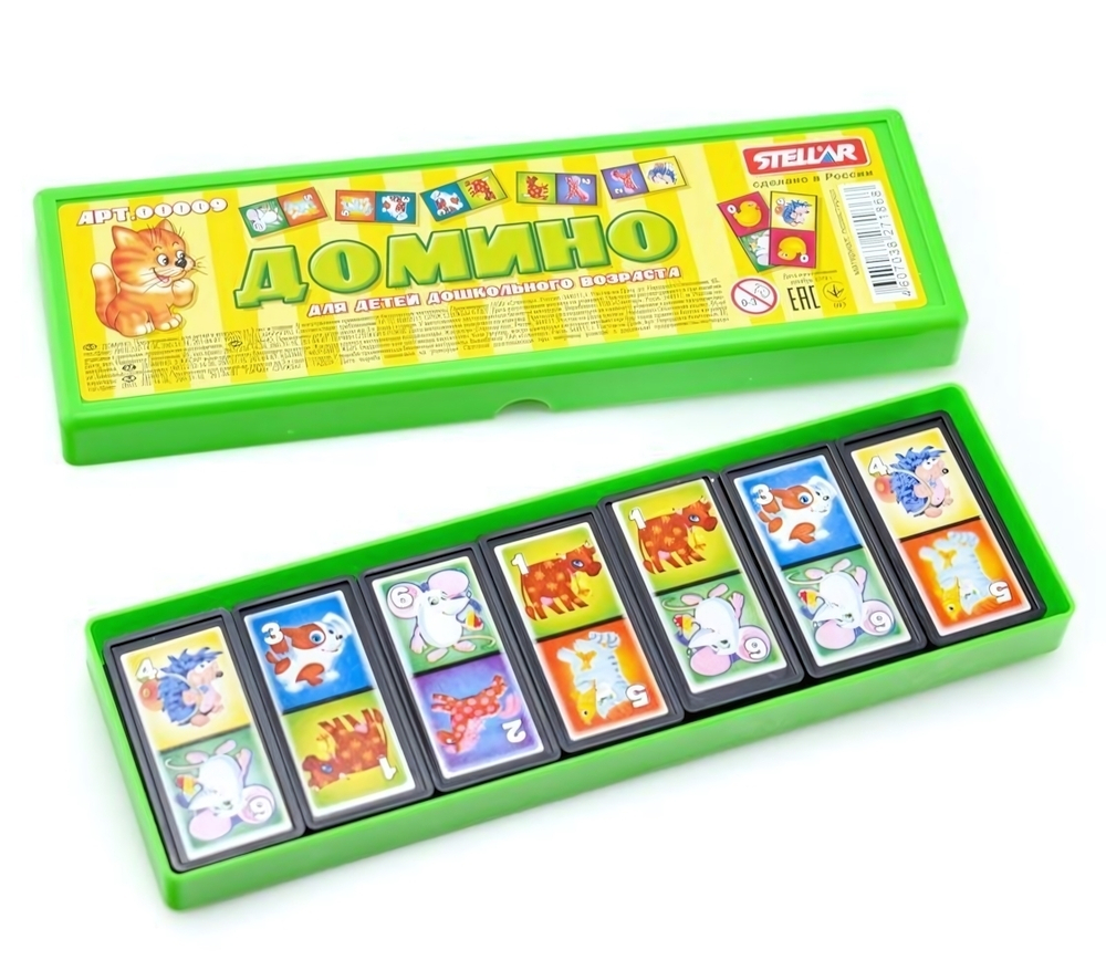 Домино №9 "Забавные животные" (Стеллар)