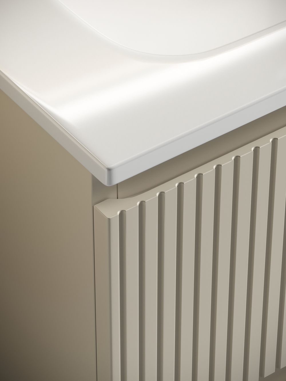 Тумба с раковиной Sancos Snob T 60 см SNT60CE beige soft
