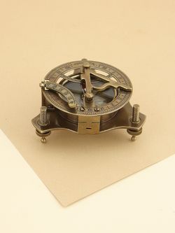 Nautical Морской компас в деревянном футляре