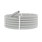 Труба ПВХ гибкая гофр. д.32мм, тяжёлая без протяжки, 25м, цвет серый