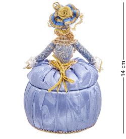 Народные промыслы RK-732/10 Кукла-шкатулка «Дама в вечернем платье»