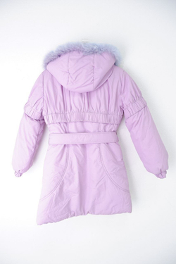 Пуховик JiMax зимний сиреневый на 6 лет, новый