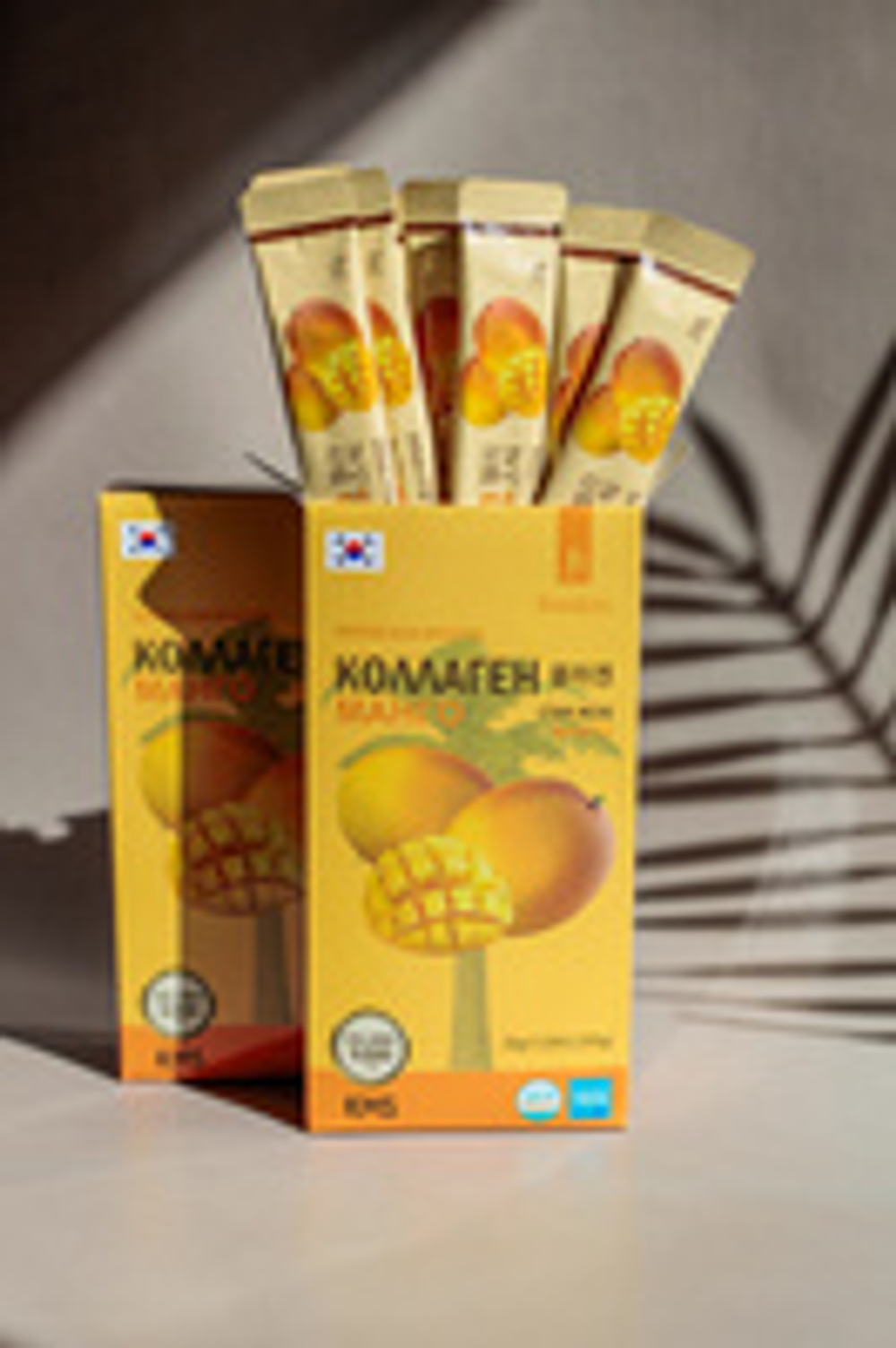 Jinskin K-Beauty Желе в стиках с Манго Collagen Jelly Sticks, 20г 1шт