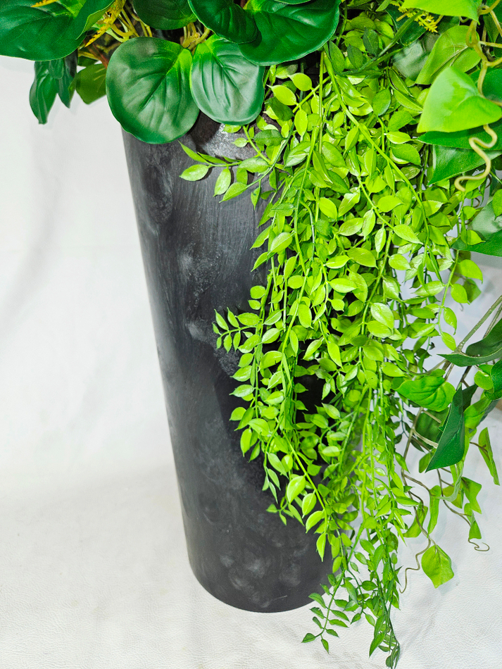 Искусственная композиция Интерьерная из растений 160см в кашпо