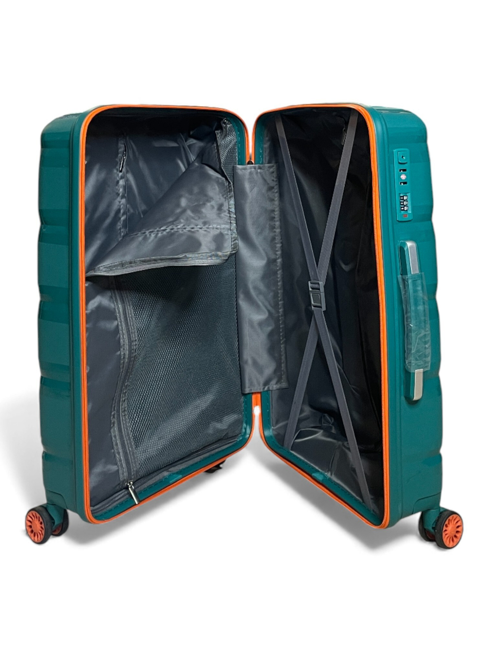 Средний чемодан Bon-Voyage PP Skycase#3, Бирюзовый, M
