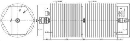 SMA, Аттенюатор фиксированный, 27 ГГц, 100Вт (10-40 dB)