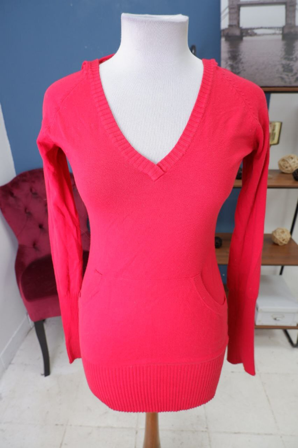 Джемпер Stradivarius с капюшоном 48 размер