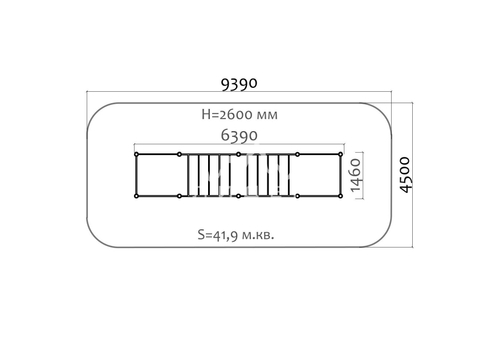 Оборудование для Воркаут 25003