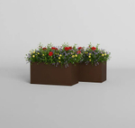 Кашпо, коллекция КОЛОР, форма ЭРКЕР