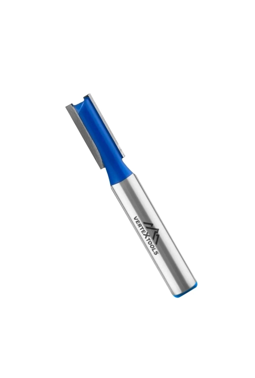 ФРЕЗА ПАЗОВАЯ ПРЯМАЯ С ДВОЙНЫМ ЛЕЗВИЕМ ХВОСТОВИК - 8мм, D-8мм, H-20мм, L-60мм