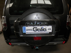 Фаркоп оцинкованный Galia M082C для Mitsubishi Pajero IV 2007-, Pajero III 2000-2007(паспорт и сертификат в комплекте)(без электрики)