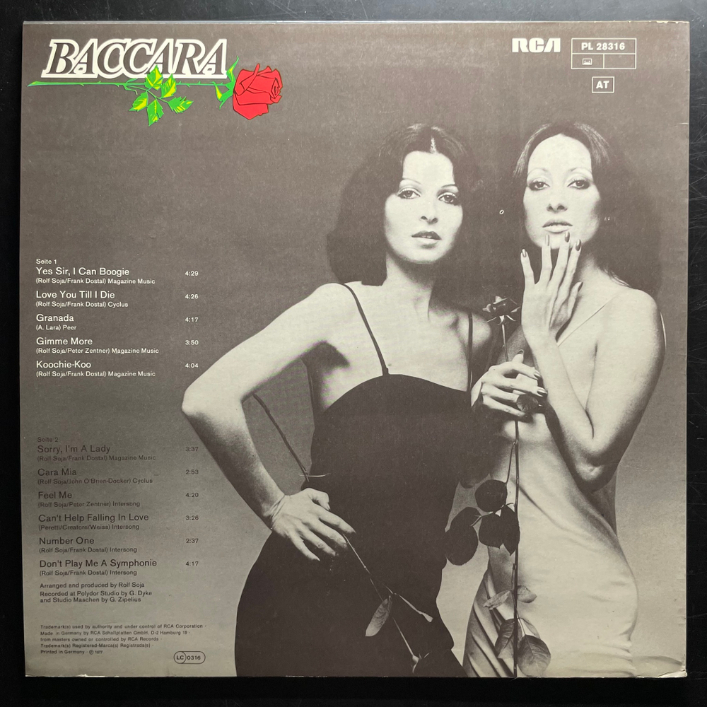 Baccara - Baccara (Германия 1977г.)
