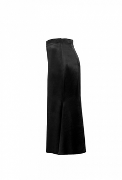 Юбка шёлковая годе чёрная 02-04-22 SS