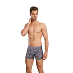 Мужские облегающие трусы-боксеры с принтом Doreanse Voyager (Размер: L) (Цвет: серый)